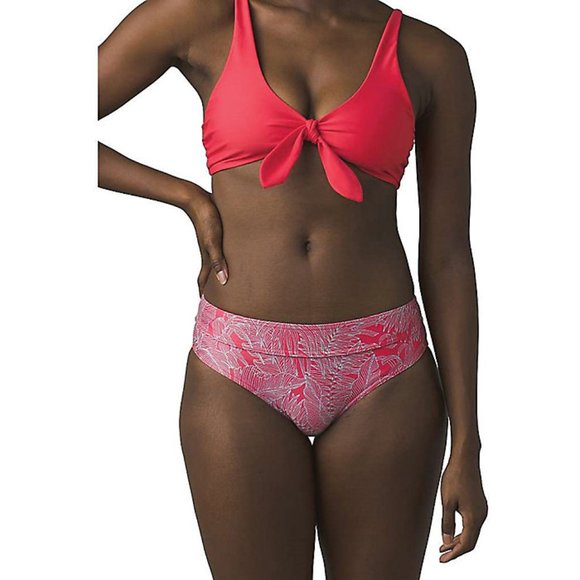 NWT Prana Ramba Bikini Bottom SM 'Papaya Fronds' - Picture 2 of 6